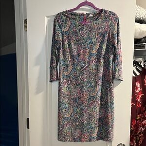 Multicolor Paisley Tommy Hilfiger Sheath Dress